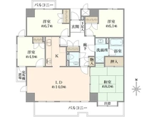 【埼玉県/さいたま市浦和区常盤】サンマンションドゥーシェ浦和常盤 間取り図