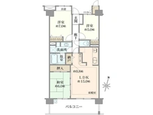 【埼玉県/さいたま市浦和区上木崎】リビオ浦和上木崎グランセーヌ 間取り図