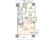 【埼玉県/さいたま市浦和区岸町】プラウド浦和岸町サンクアージュ 間取り図