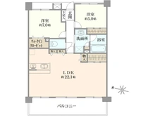【埼玉県/さいたま市緑区原山】ウィズ浦和コンフォートレジデンス 間取り図