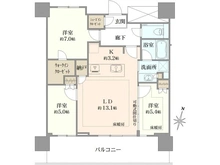 【埼玉県/さいたま市浦和区高砂】URAWA THE TOWER 間取り図