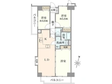 【埼玉県/さいたま市浦和区上木崎】ライオンズマンション浦和西高前 間取り図