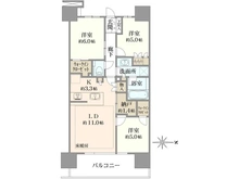 【埼玉県/さいたま市浦和区仲町】パークホームズ浦和仲町二丁目 間取り図