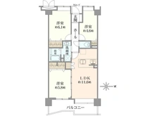 【埼玉県/さいたま市桜区山久保】パークスクエア浦和 間取り図