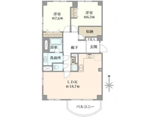 【東京都/渋谷区上原】東高代々木上原ペアシティアネックス 間取り図