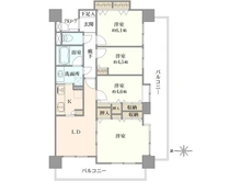 【埼玉県/さいたま市浦和区常盤】ダイアパレス浦和常盤オリヴィエ・ブラン 間取り図