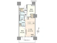 【埼玉県/さいたま市浦和区仲町】プラウド浦和 間取り図