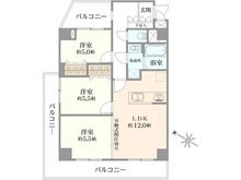 【埼玉県/蕨市中央】蕨セントラルハイツ 間取り図