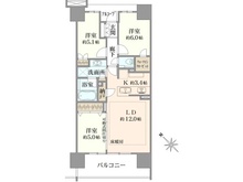 【埼玉県/さいたま市浦和区高砂】プラウド浦和高砂マークス 間取り図