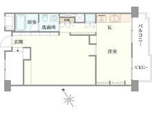 【埼玉県/さいたま市浦和区東岸町】日建岸町マンション 間取り図