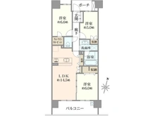 【埼玉県/さいたま市浦和区仲町】プラウド浦和仲町マークス 間取り図