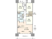 【埼玉県/さいたま市浦和区常盤】プラウド浦和常盤 間取り図