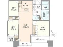 【千葉県/市川市八幡】グランドターミナルタワー本八幡 間取り図
