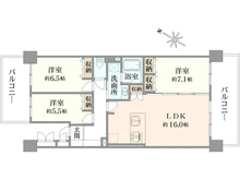 【埼玉県/さいたま市南区文蔵】ヒルズ南浦和パークグランデージ 間取り図