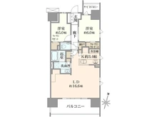 【埼玉県/さいたま市浦和区仲町】ブリリア浦和仲町 間取り図