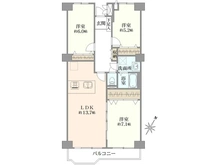 【埼玉県/上尾市谷津】ソフィア上尾B棟 間取り図