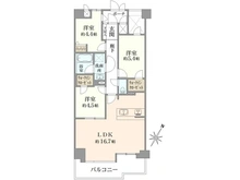 【埼玉県/さいたま市浦和区領家】コスモ浦和領家 間取り図