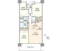 【千葉県/松戸市東平賀】ルフォン松戸北小金 間取り図