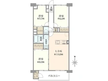 【千葉県/松戸市新松戸北】新松戸ハイツ 間取り図