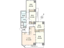 【千葉県/柏市東上町】柏パーク・ホームズ 間取り図