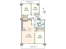 【千葉県/流山市南流山】コープ野村南流山壱番街 2号棟 間取り図