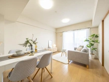 【千葉県/柏市向原町】プラウドシティ柏ノーブルコート リビング・ダイニング：約11.1帖