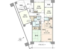 【千葉県/柏市向原町】プラウドシティ柏ノーブルコート 間取り図