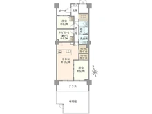 【千葉県/松戸市常盤平】ダイアパレス常盤平III 間取り図