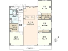 【千葉県/柏市大井】沼南エリカ 10号棟 間取り図