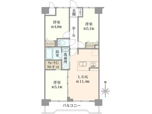 【千葉県/流山市向小金】ヒューマンスクエア南柏 間取り図