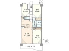 【埼玉県/草加市松原】モア・ステージ草加松原 間取り図