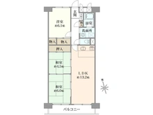 【千葉県/松戸市新松戸】新松戸中央パークハウスB棟 間取り図