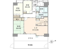 【千葉県/柏市向原町】プラウドシティ柏シーズンコート 間取り図