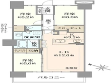 【千葉県/流山市おおたかの森北】ソライエグラン流山おおたかの森マークススクエア 間取り図