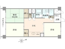 【千葉県/松戸市常盤平】常盤平コーポ 間取り図