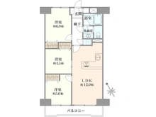 【千葉県/松戸市根本】中銀松戸マンシオン 間取り図