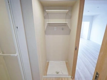 【千葉県/松戸市河原塚】シティパル八柱 洗面室：洗濯機置場