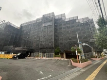 【埼玉県/越谷市大沢】エフローレ北越谷ネクステージ 外観：大規模修繕工事中