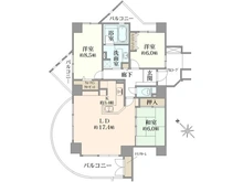 【千葉県/松戸市金ケ作】レクセル五香ツインフォルテ 間取り図