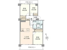 【千葉県/流山市南流山】コープ野村南流山壱番街3号棟 間取り図