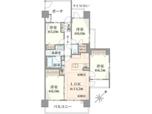 【千葉県/柏市向原町】プラウドシティ柏ノーブルコート 間取り図