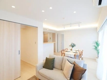 【千葉県/松戸市秋山】サンクレイドル東松戸 リビング・ダイニング：※家具調度品等は販売価格に含まれません。