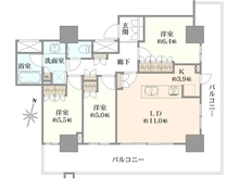 【東京都/葛飾区金町】プラウドタワー金町 間取り図