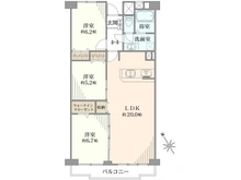 【千葉県/我孫子市天王台】ハイマート天王台 A号棟 間取り図