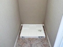 【千葉県/柏市豊四季】モア・ステージ南柏 洗面室：洗濯機置場