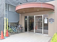 【千葉県/柏市名戸ケ谷】モアステージ新柏弐番館 エントランス：2025年10月大規模修繕工事中