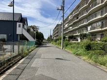 【千葉県/松戸市新松戸】サンライトパストラル参番街 B棟 前面道路