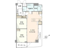 【千葉県/松戸市北松戸】ペガサス北松戸 間取り図