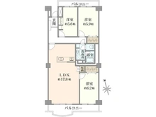 【千葉県/松戸市新松戸】サンライトパストラル弐番街 D棟 間取り図