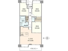 【埼玉県/三郷市半田】エフローレ新三郷216 間取り図